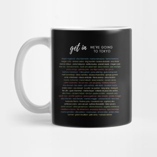 Tokyo - All Gymnasts - Ring Colors Mug